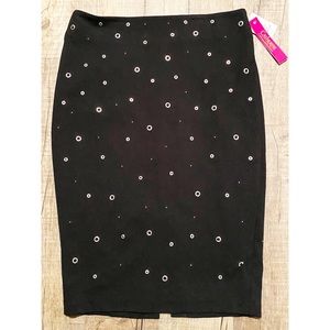 Catherine Malandrino NWT Black Pencil Skirt 8 & 10